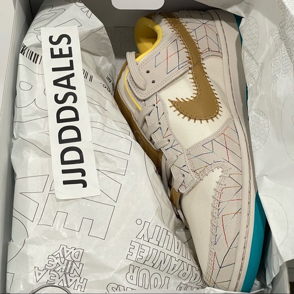 Nike Dunk Low N7 x Kyrie Irving Nike By You Dunks Men’s Size 13 DN2066-991 - Picture 9 of 12